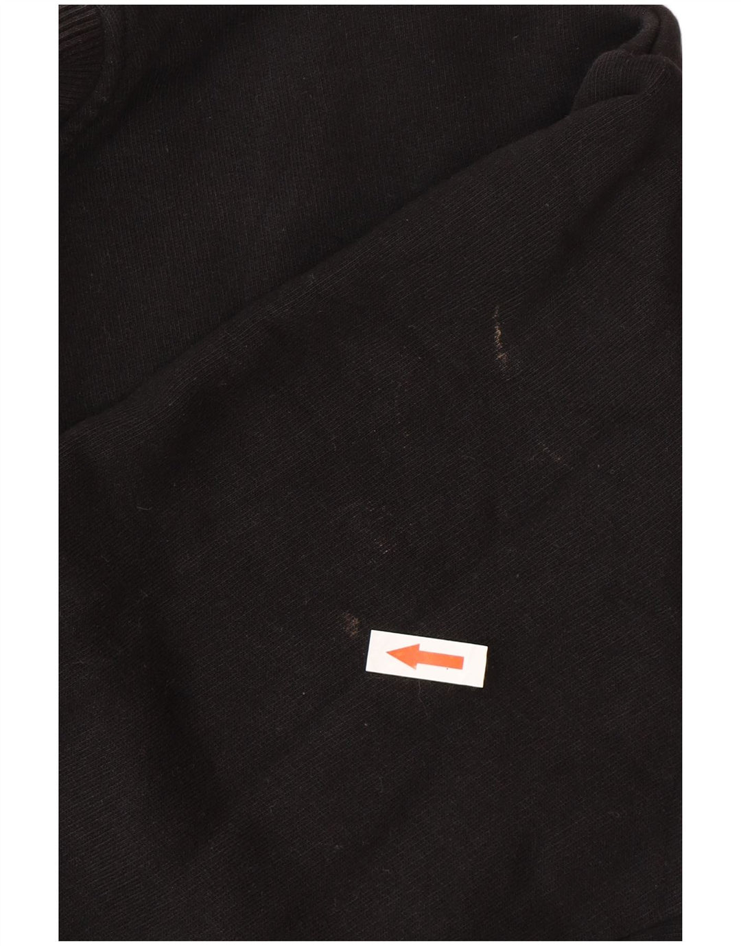 K-Way Herren-Sweatshirt-Pullover, groß, schwarze Baumwolle