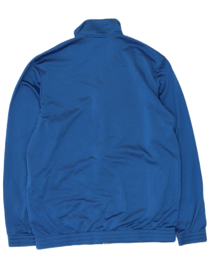 Adidas Herren Trainingsanzug Top Jacke UK 42/44 Large Blau Polyester