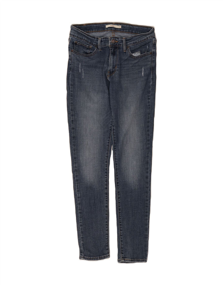 LEVI'S Womens 711 Distressed Skinny Jeans W30 L30  Blue Vintage Levi's and Second-Hand Levi's from Messina Hembry 