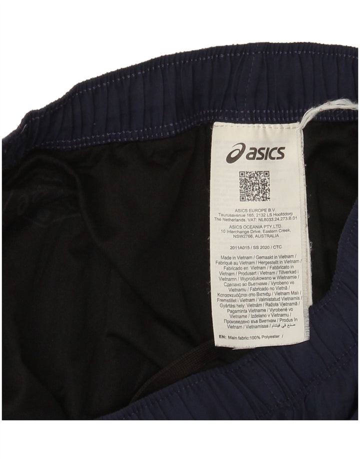 Asics Herren Sport Shorts XS Marineblau Polyester