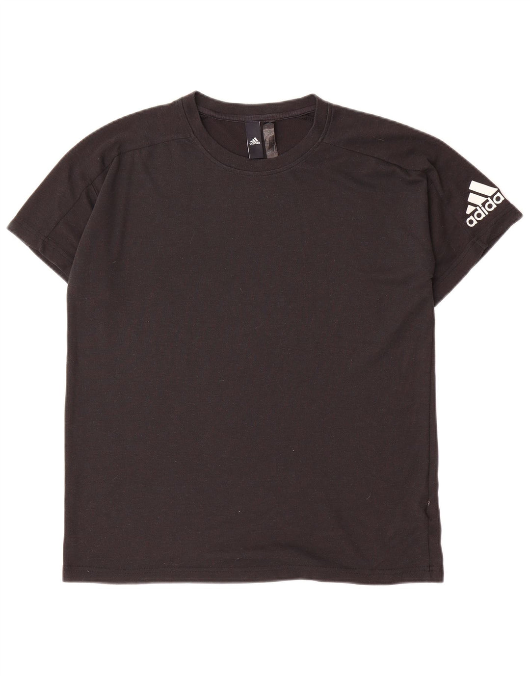 Adidas Herren T-Shirt Top Medium Schwarz Polyester