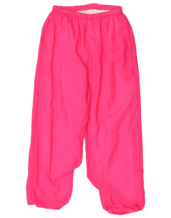 Vintage Damen Trainingshose Jogger UK 10 Small Pink