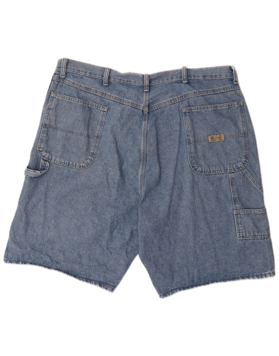 WRANGLER Herren Cargo Denim Shorts W40 XL Blaue Baumwolle