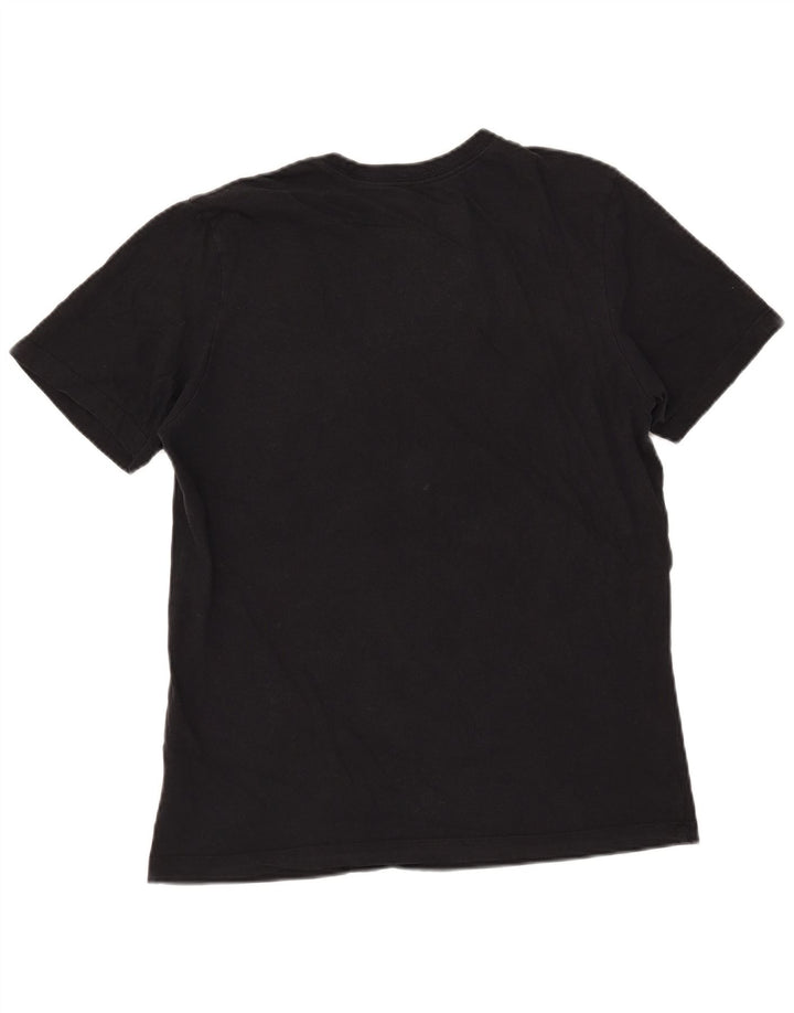 Nike Herren-T-Shirt mit Grafik, mittelgroß, schwarze Baumwolle