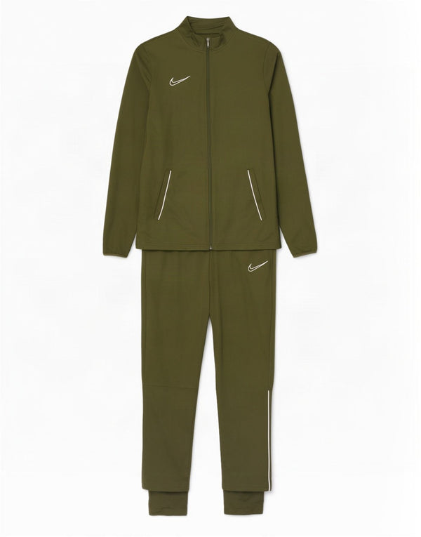 Nike Herren-Dri-Fit-Trainingsanzug, groß, Khaki, Polyester