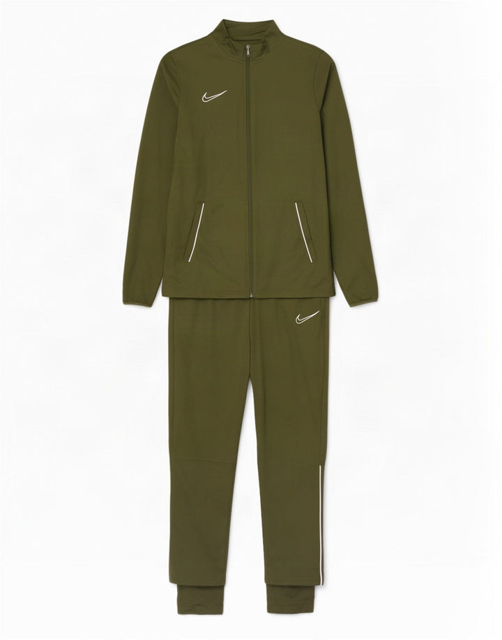 Nike Herren-Dri-Fit-Trainingsanzug, groß, Khaki, Polyester
