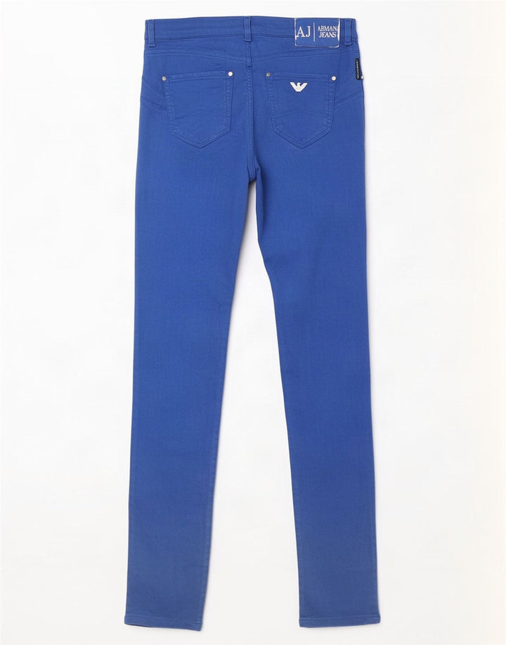 Armani Jeans Damen Push Up Slim Jeans W24 L28 Blau Modal