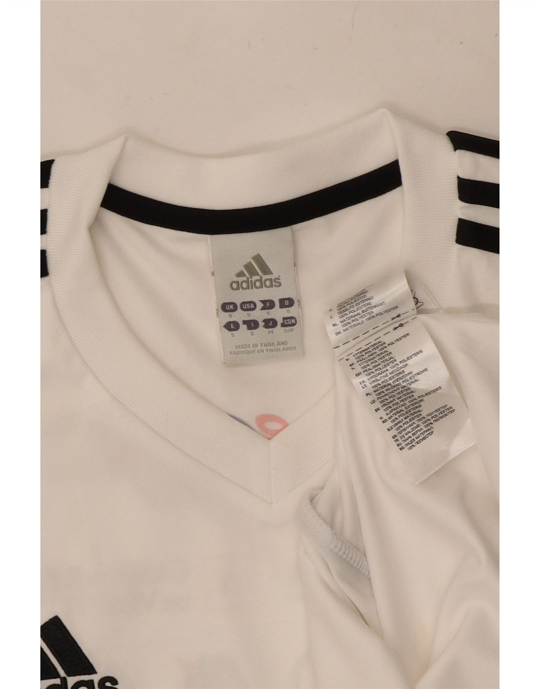 ADIDAS Herren Climalite Graphic T-Shirt Top Small Weiß Polyester