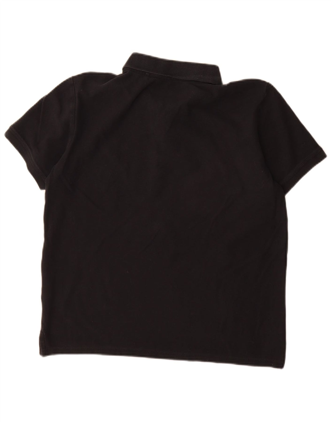 Mustang Herren-Poloshirt aus mittelschwarzer Baumwolle