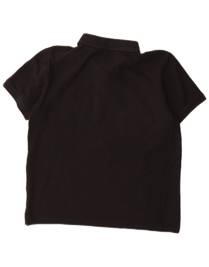 Mustang Herren-Poloshirt aus mittelschwarzer Baumwolle