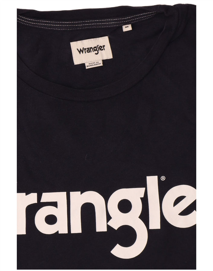 Wrangler Herren-T-Shirt mit Grafik, mittlere marineblaue Baumwolle