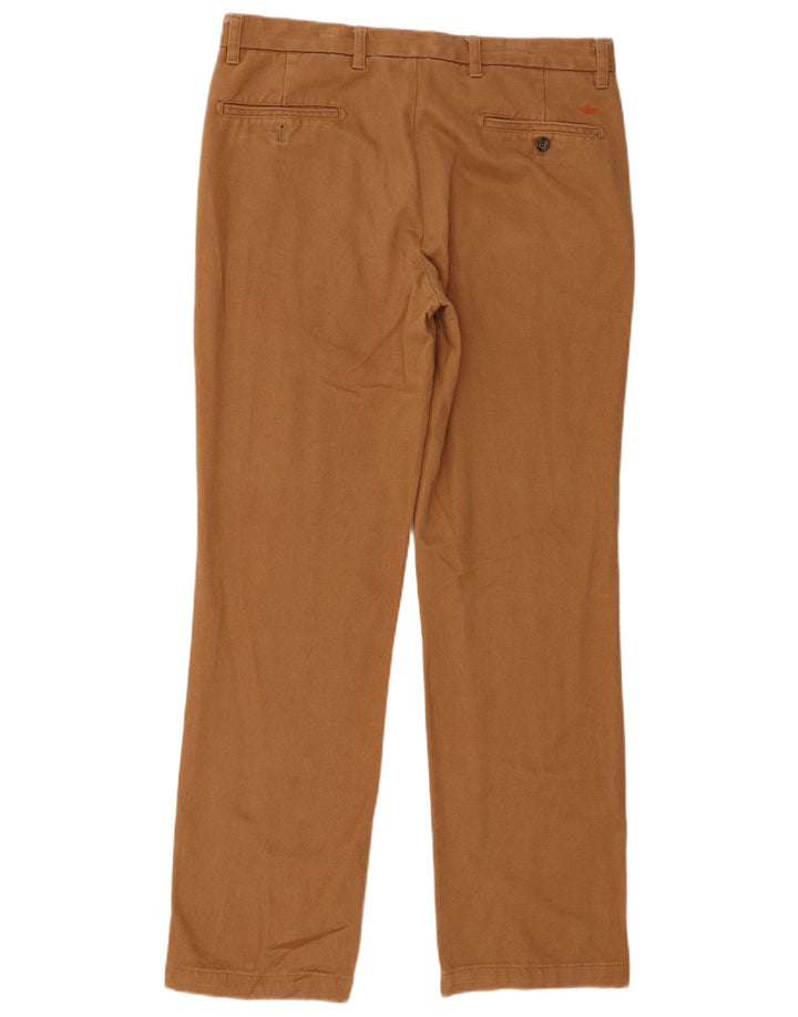 Dockers Gerade Chinohose für Herren, W34, L32, braune Baumwolle