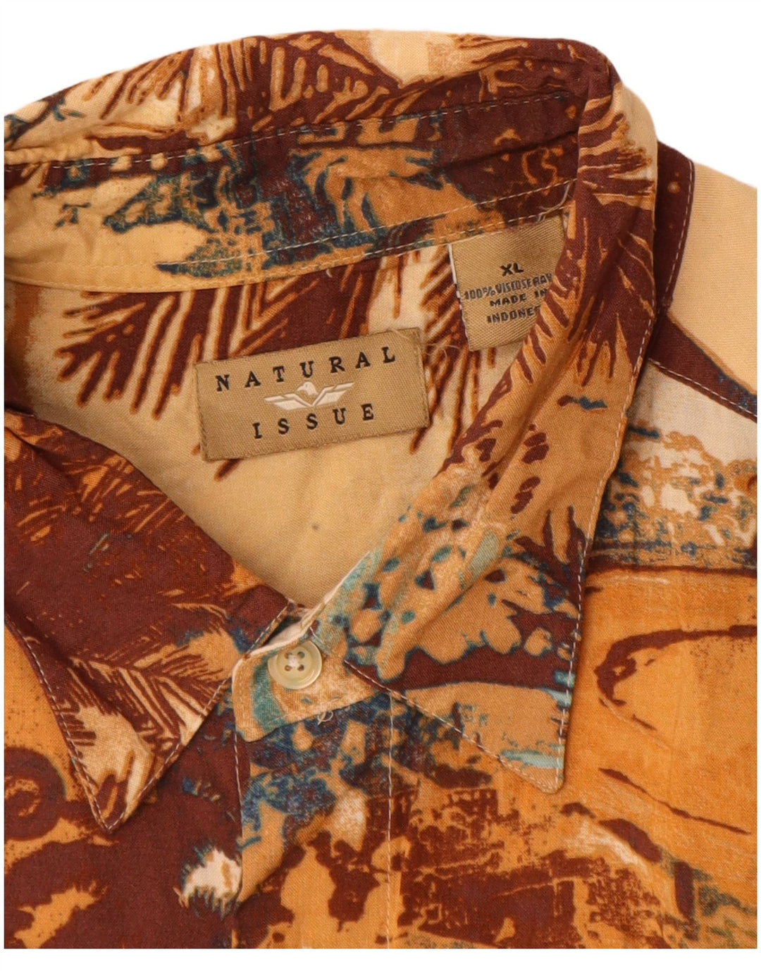 Natural Issue Herren Grafik-Kurzarmhemd XL Mehrfarbig hawaiianisch