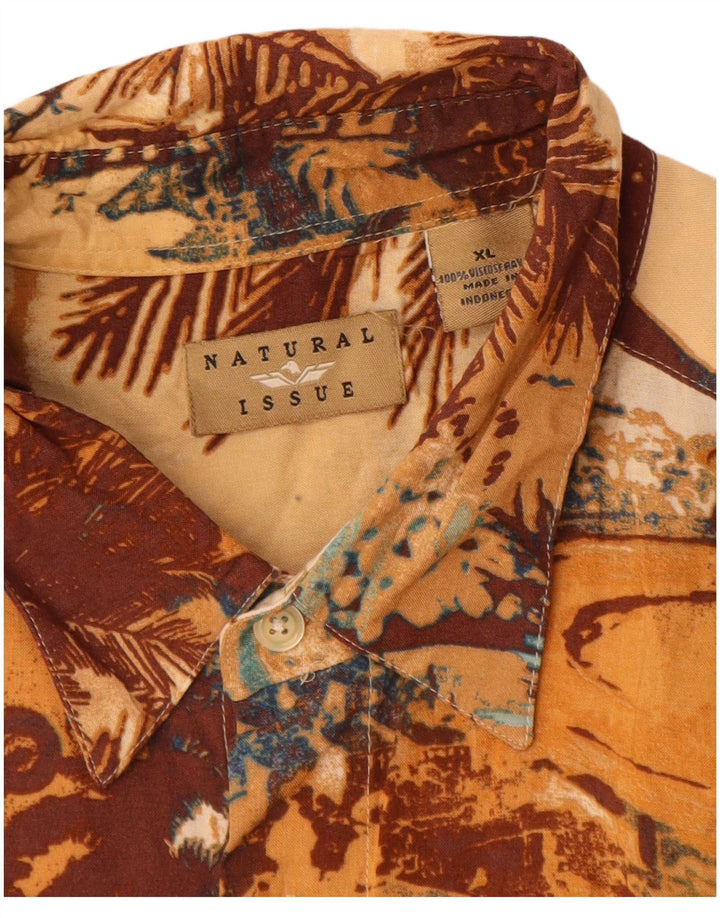 Natural Issue Herren Grafik-Kurzarmhemd XL Mehrfarbig hawaiianisch