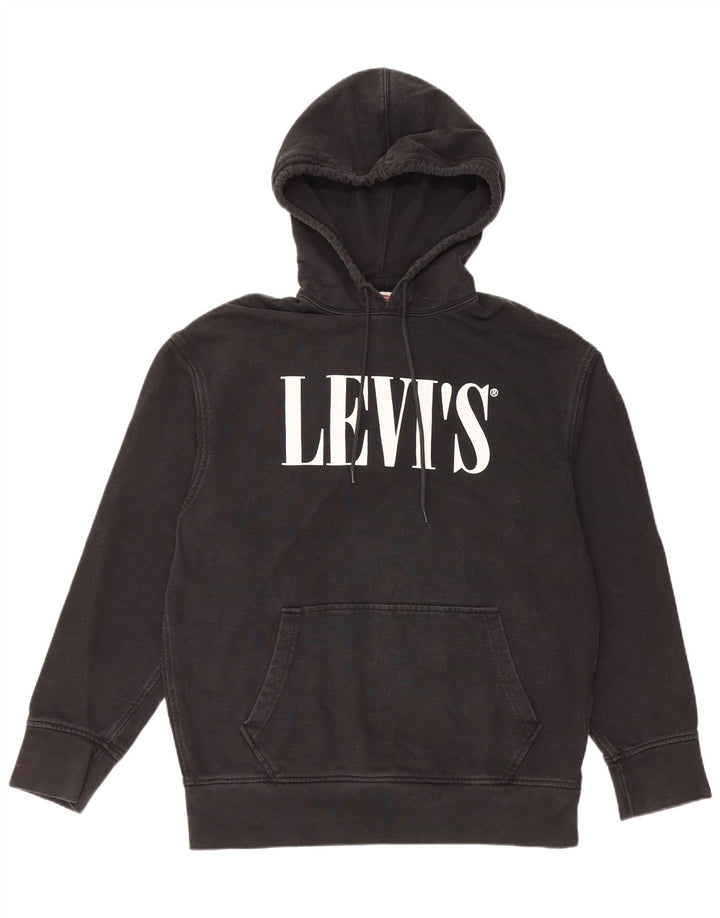LEVI'S Herren Relaxed Graphic Hoodie Pullover Medium Schwarz