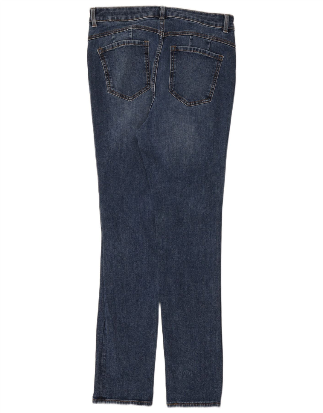 Marks & Spencer Damen Regular Slim Jeans UK 12 Medium W30 L28 Blaue Baumwolle