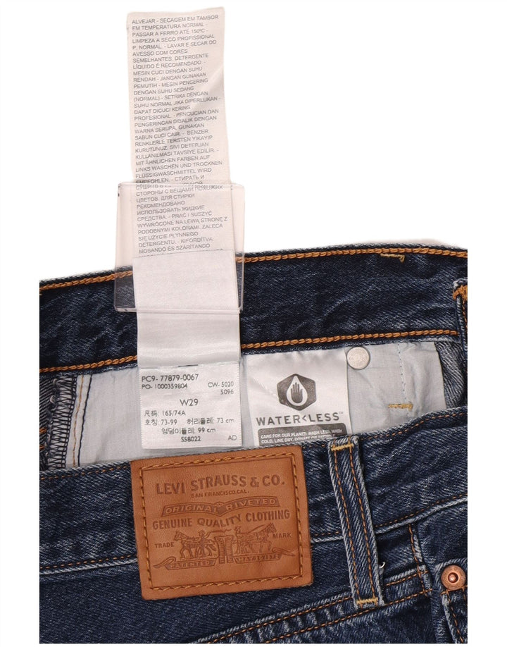 Levi's Damen Ribcage Denim Shorts W29 Mittelblaue Baumwolle