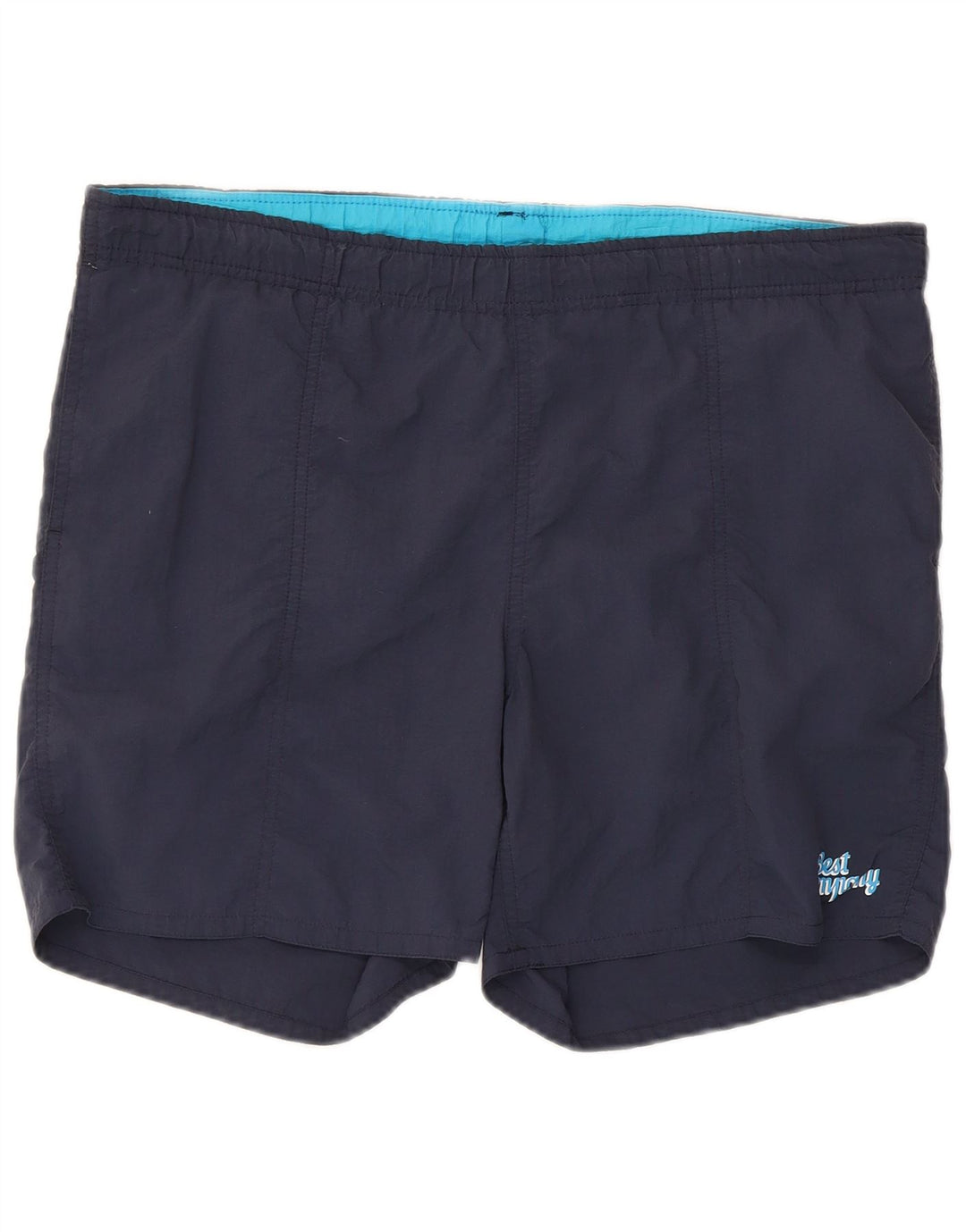 Best Company Herren-Badeshorts, mittelgroß, marineblau, Polyester