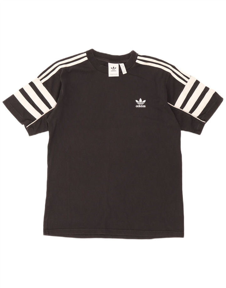 Adidas Herren T-Shirt Top Medium Schwarz Baumwolle