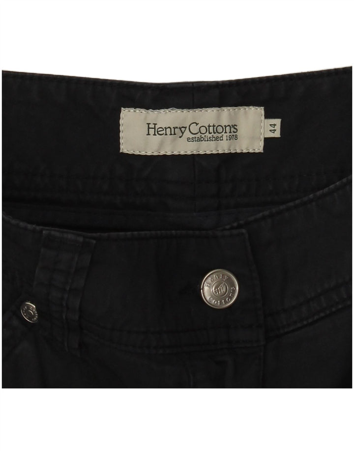 HENRY COTTON Damen Freizeitshorts IT 44 Medium W34 Marineblau