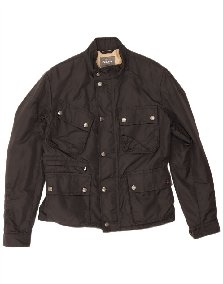 Brema Herren-Utility-Jacke IT 48 Mittelschwarzes Polyamid