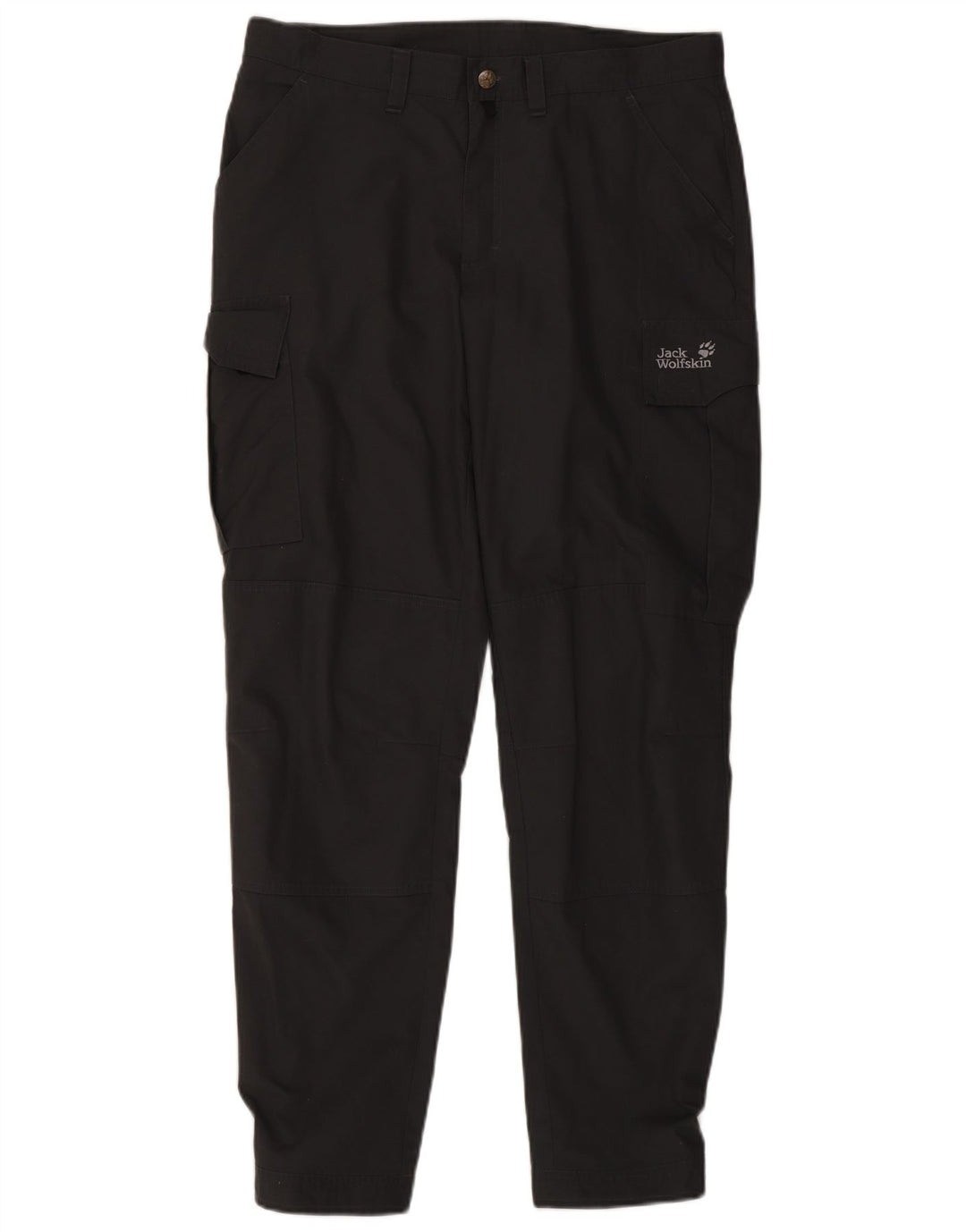 Jack Wolfskin Damen Joggers Cargohose W34 L32 Grau Polyester