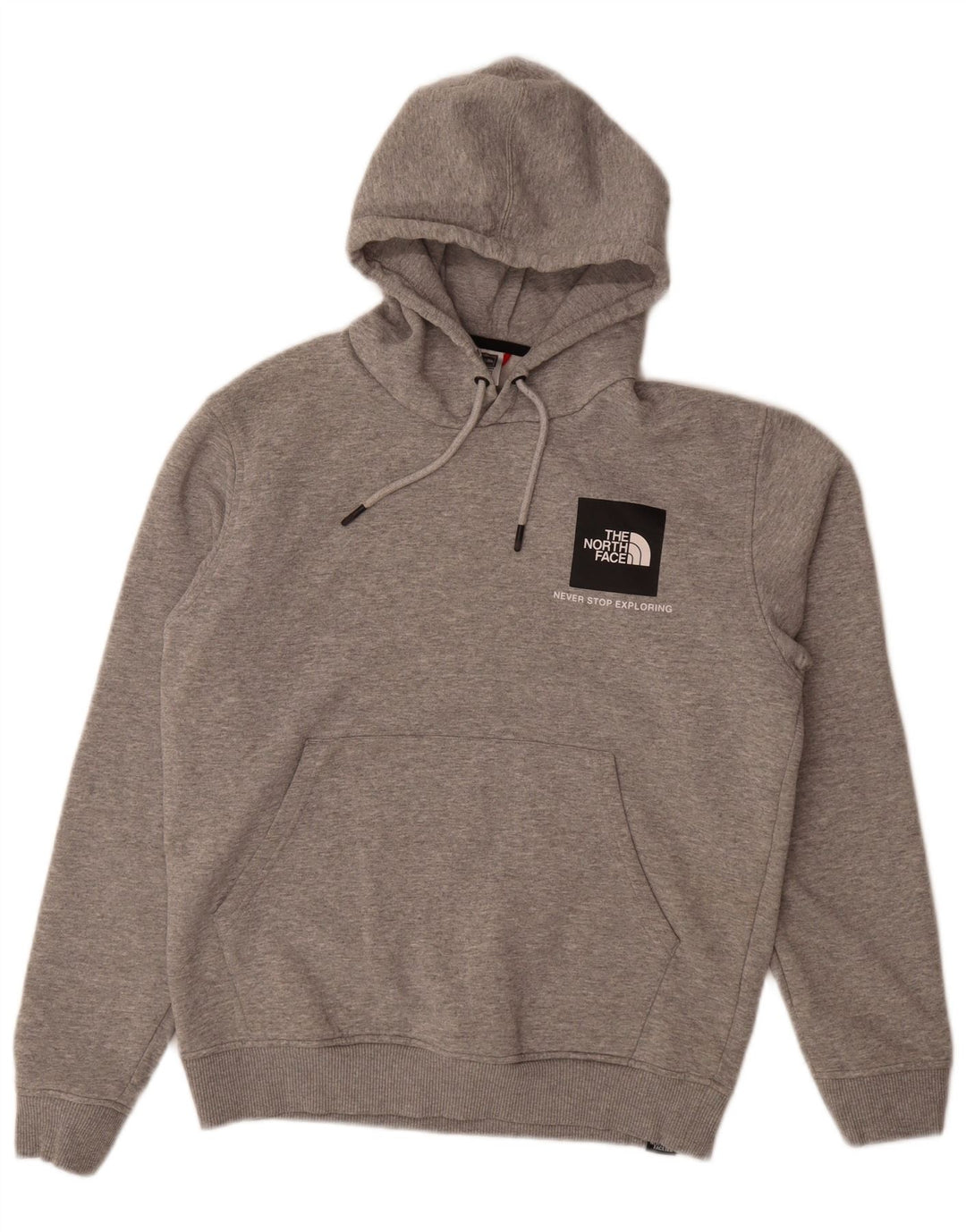 The North Face Herren-Kapuzenpullover aus mittelgrauer Baumwolle