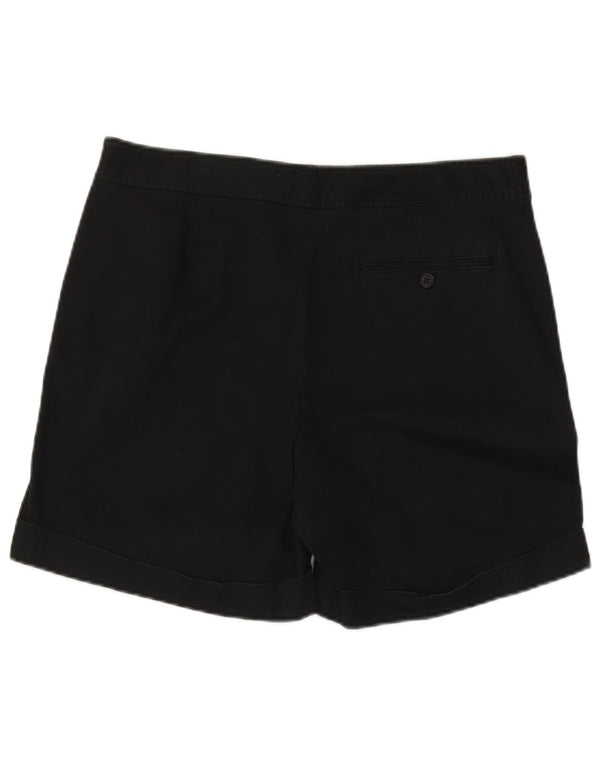 Ralph Lauren Damen-Chinoshorts mit hoher Taille, US 14, XL, W36, schwarze Baumwolle