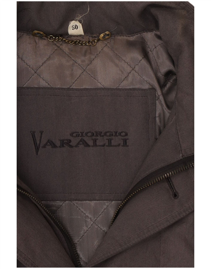 GIORGIO VARALLI Herren Windjacke IT 50 Large Grau