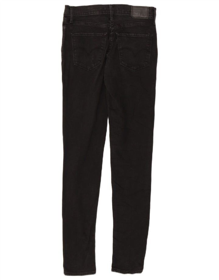 Levi's Damen Skinny Jeans W24 L32 Schwarz