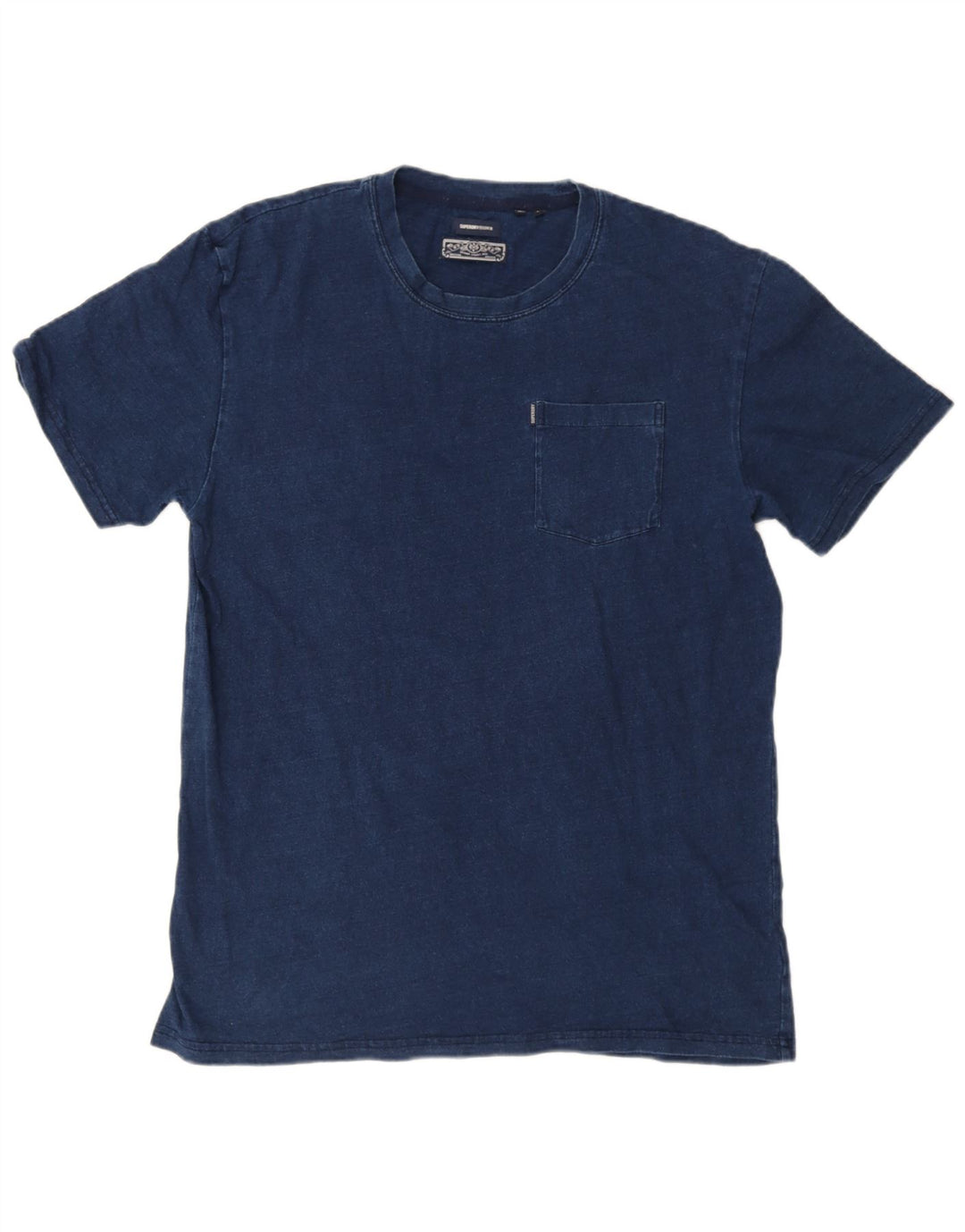 SUPERDRY Herren-T-Shirt-Oberteil, groß, marineblau, Baumwolle