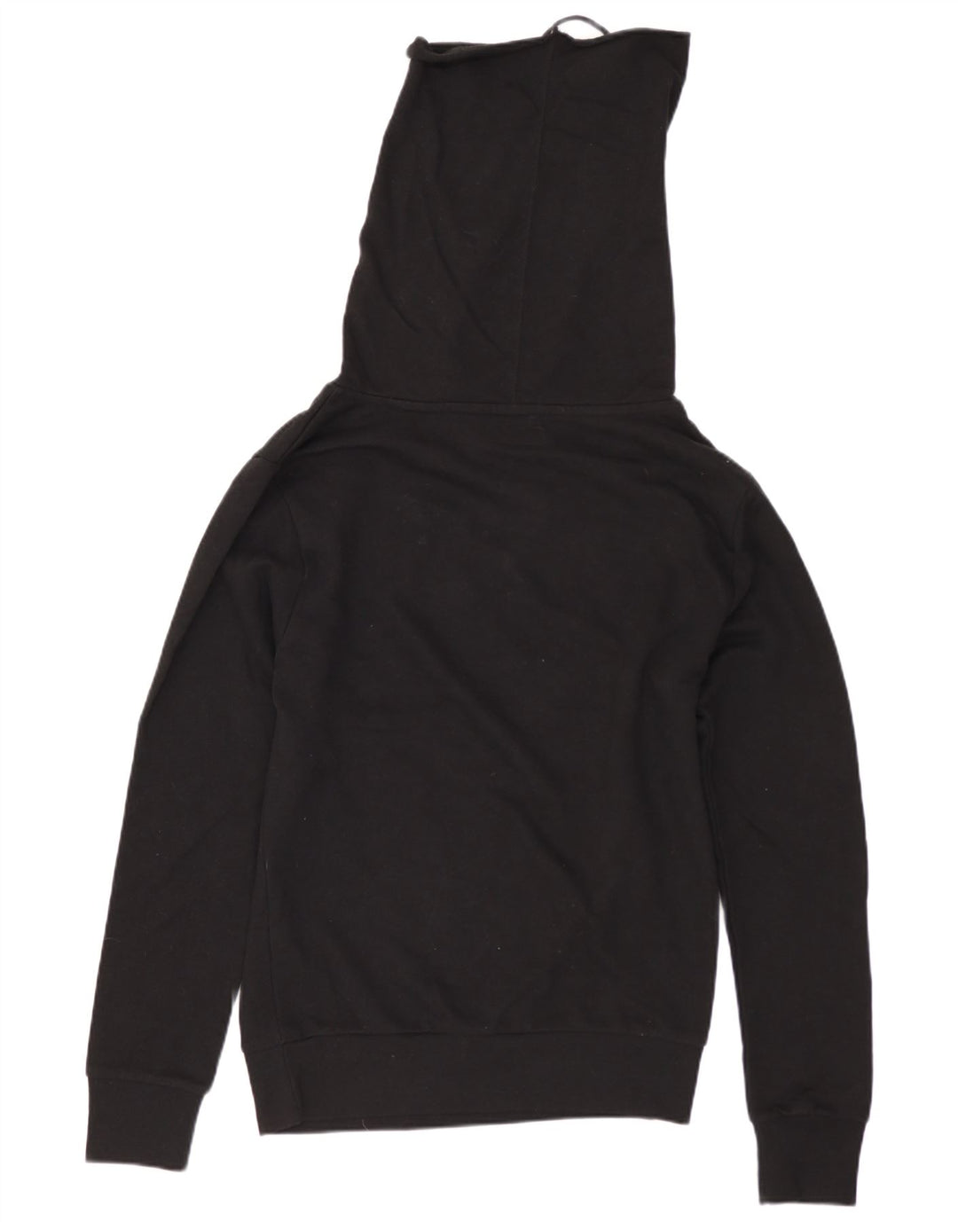 Zara Herren-Sweatshirt mit Rollkragen, Größe S, schwarze Baumwolle