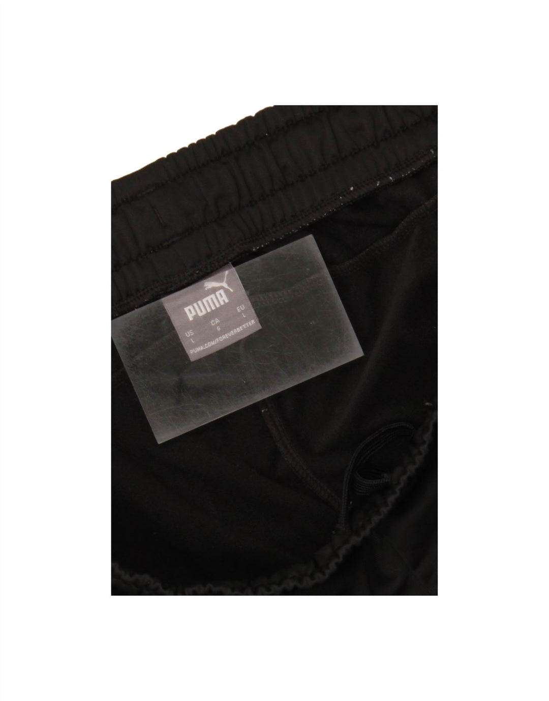 PUMA Mens Tracksuit Trousers Large  Black Polyester