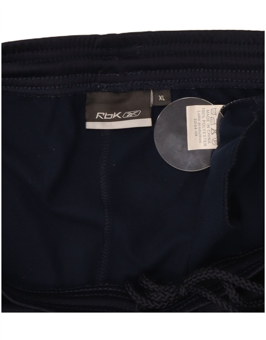 Reebok Herren-Trainingshose XL, Marineblau, Polyester