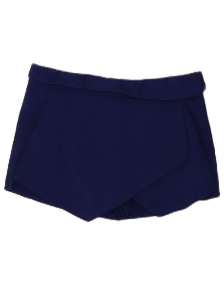 Zara Damen-Shorts, mittelgroß, W28, marineblaue Baumwolle