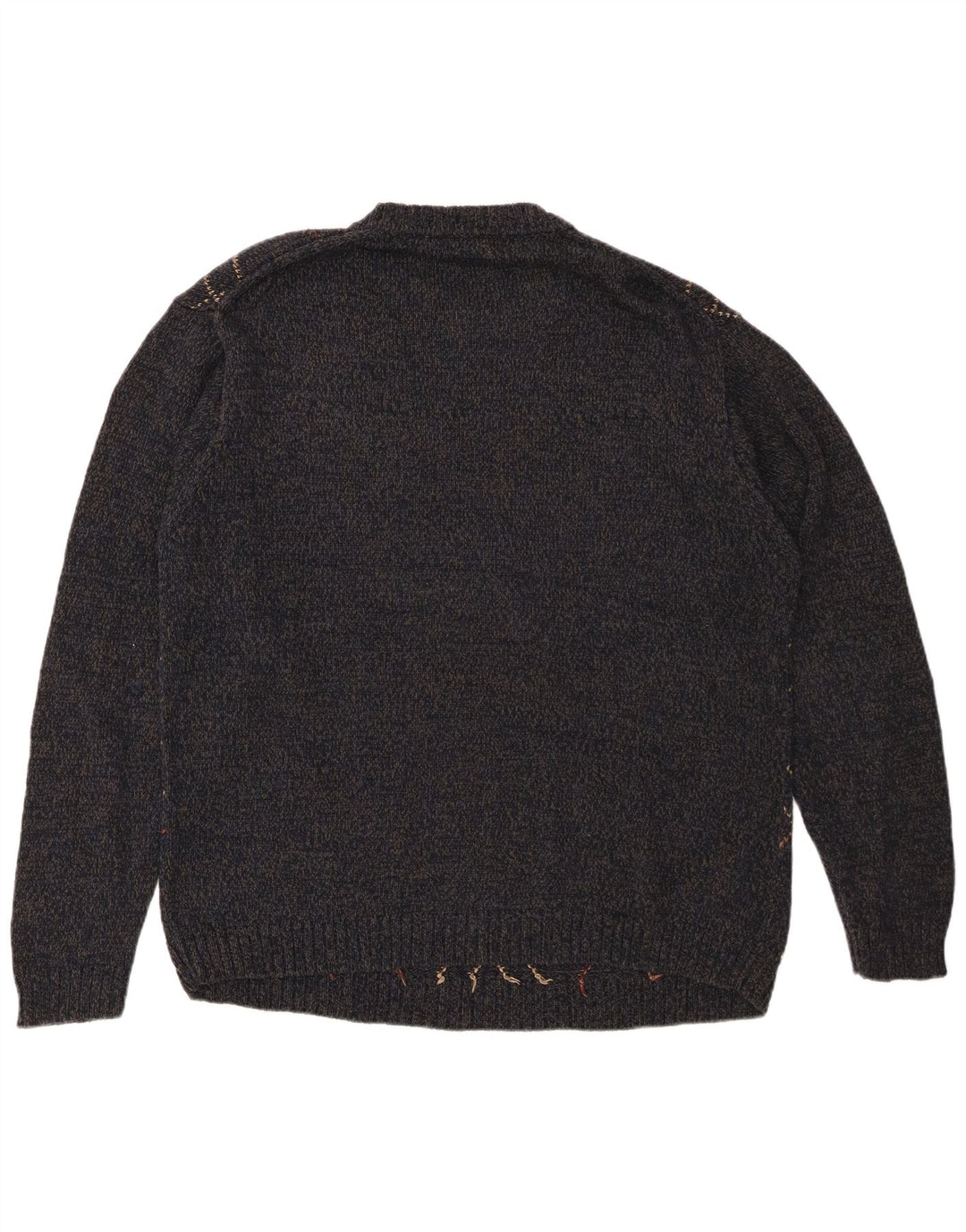 DOCKERS Herren-Pullover mit Rundhalsausschnitt, XL, Marineblau, Argyle/Diamant-Baumwolle