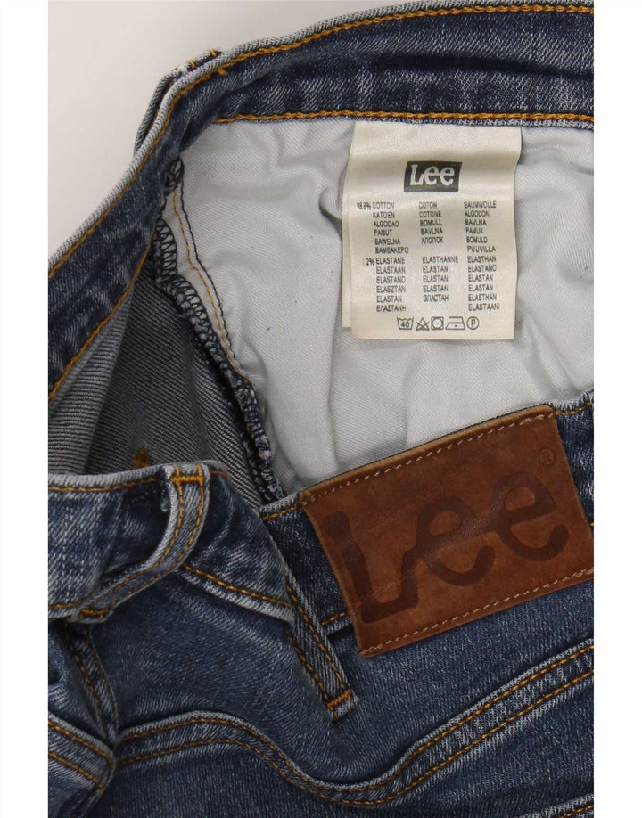 Lee Herren Brooklyn Straight Jeans W36 L32 Blaue Baumwolle