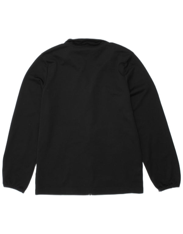 Nike Jungen-Trainingsanzugoberteil mit Grafik, 8–9 Jahre, Größe S, Schwarz, Polyester