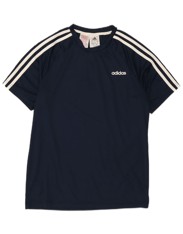 Adidas Jungen Aeroready T-Shirt Top 13-14 Jahre Marineblau Polyester
