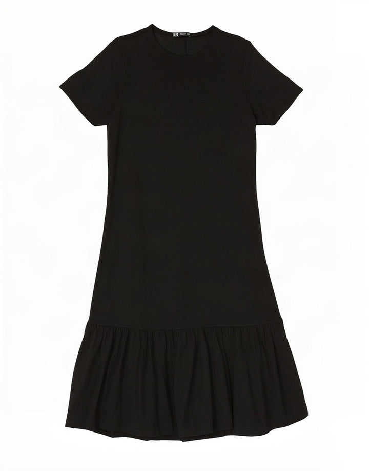 Zara Damen Maxikleid UK 10 Small Schwarz