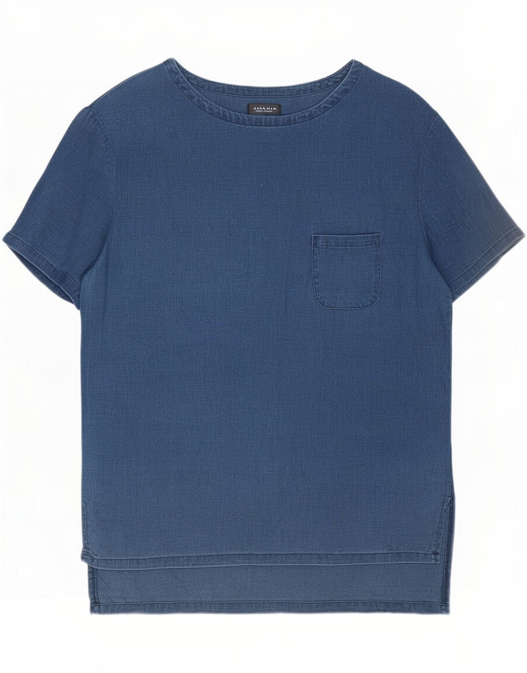 Zara Herren T-Shirt Top Small Marineblau