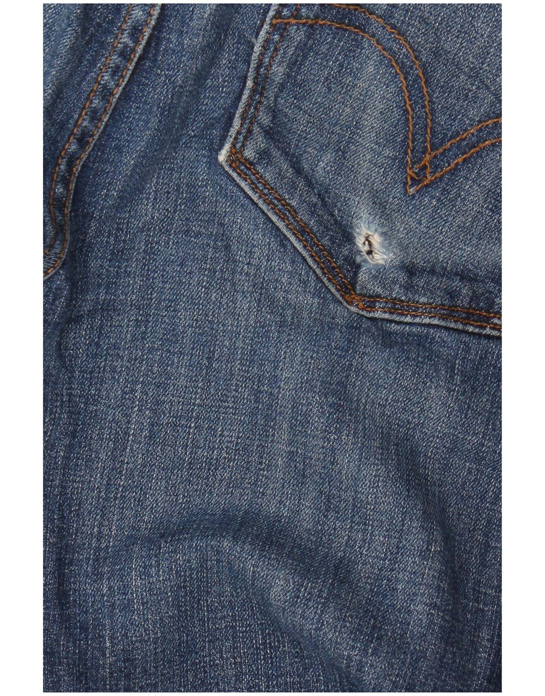 Levi's Damen 525 Bootcut Jeans US 10 Large W30 L28 Blaue Baumwolle