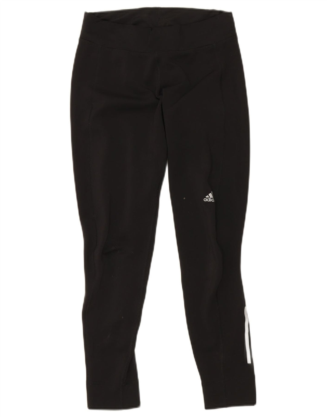 Adidas Damen Leggings UK 8/10 Small Schwarz Polyester