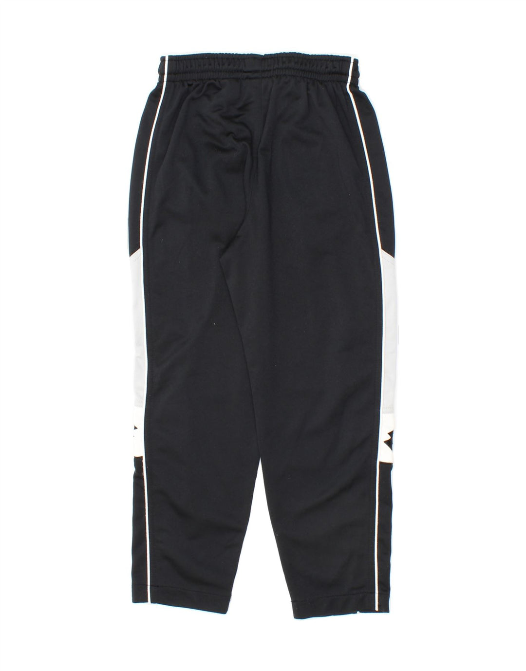 LOTTO Boys Graphic Tracksuit Trousers 7-8 Years Medium Black Colourblock Vintage Lotto and Second-Hand Lotto from Messina Hembry 