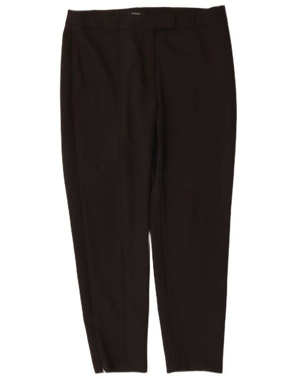 Marks & Spencer Damen Tapered Anzughose UK 16 Large W36 L30 Schwarz
