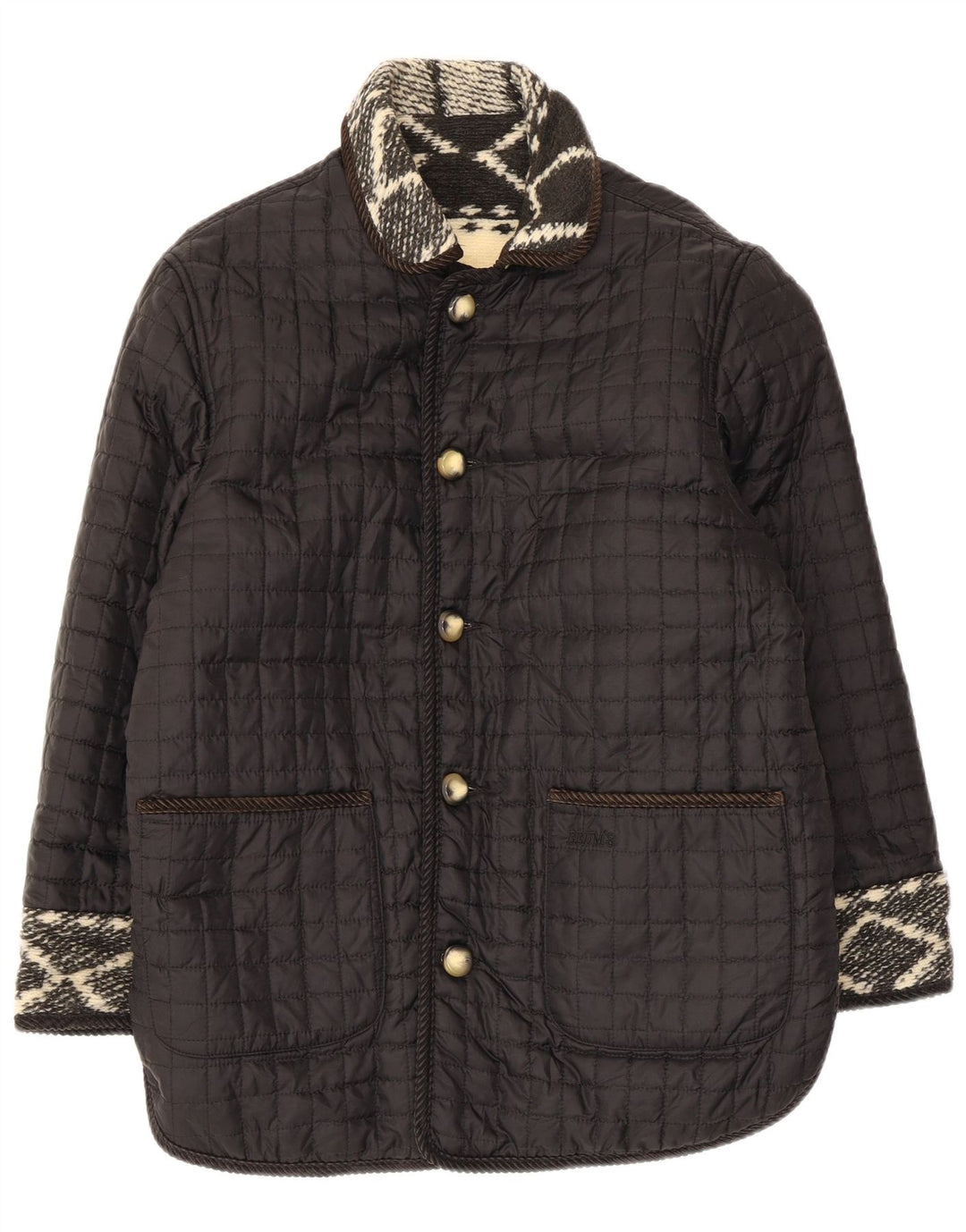 Brums Herren Steppjacke UK 38 Medium Schwarz
