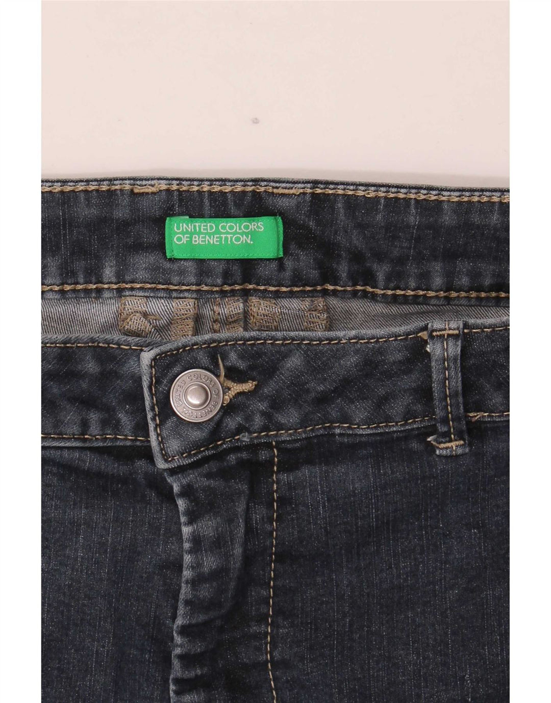 Benetton Herren Slim Jeans W34 L27 Blau