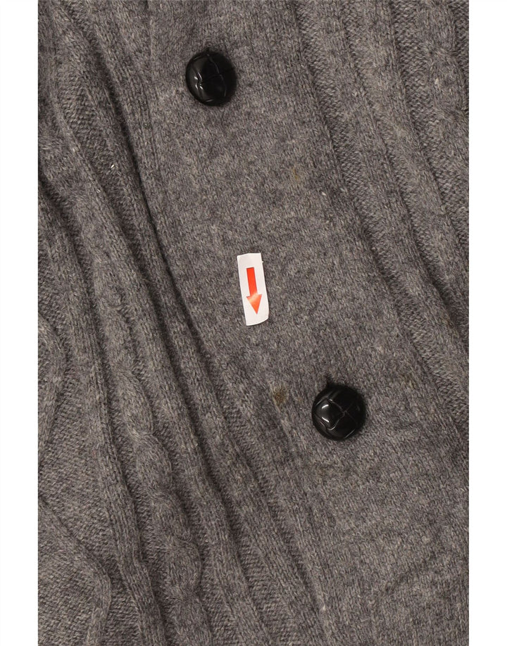 Marks & Spencer Herren Blue Harbor Cardigan Pullover 2XL Grau meliert
