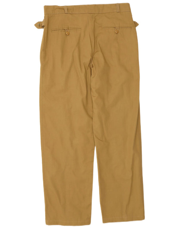 Vintage Herren gerade Chinohose W30 L28 Beige