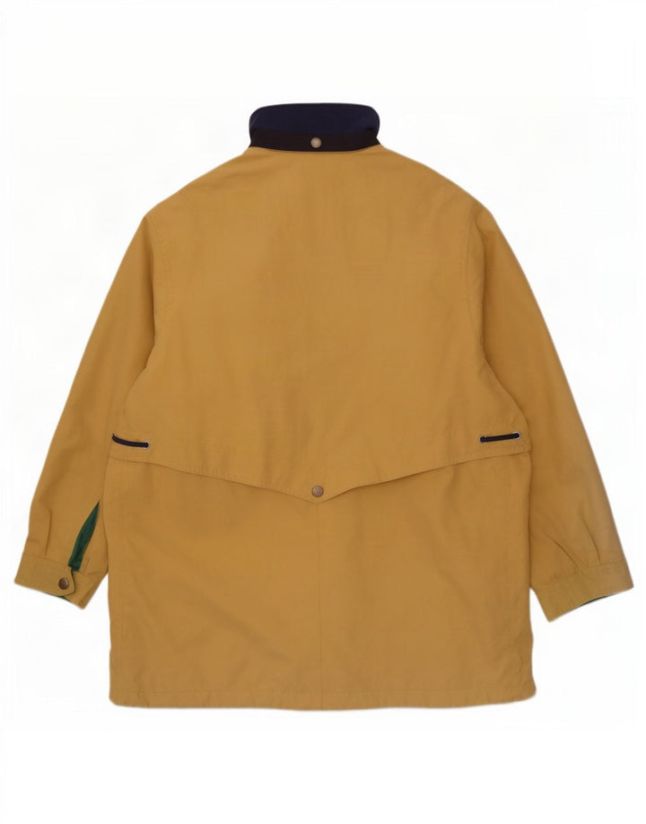 Goldix Damen-Windbreaker-Mantel EU 46 XL Gelber Farbblock